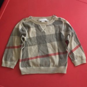 Burberry Checkered Sweater